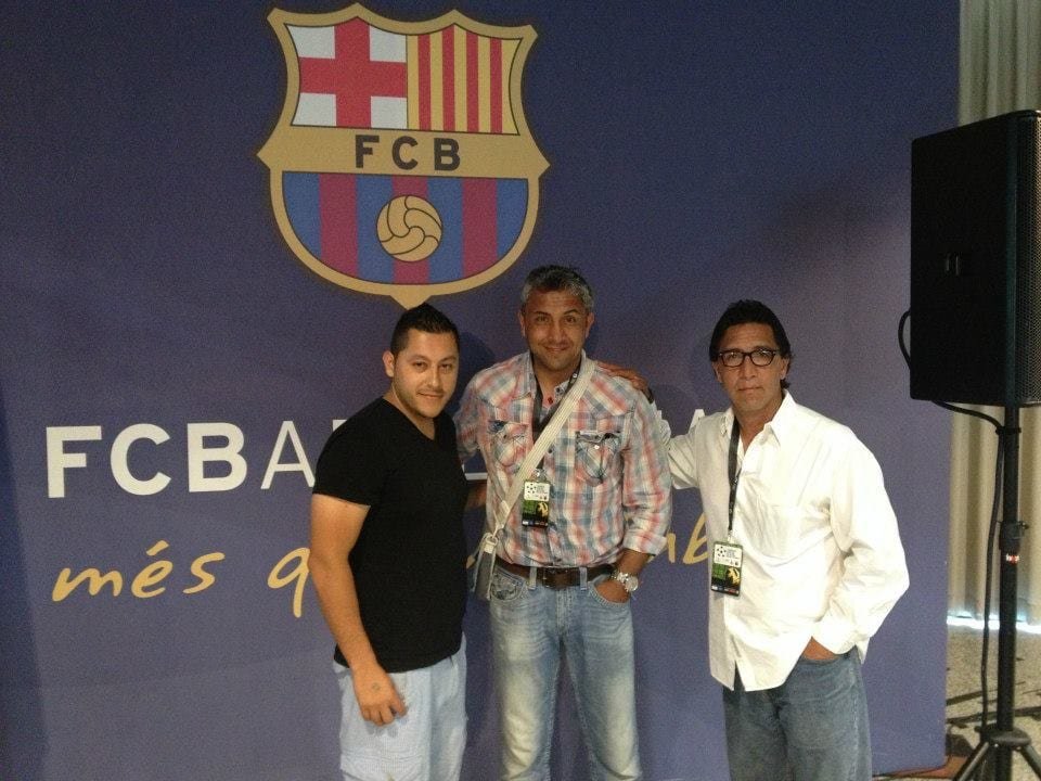 Rudy Glez Visiting FC Barcelona.