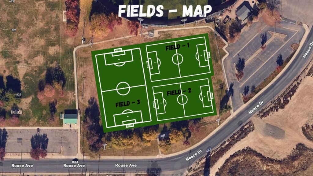 Cruizers Soccer Map from top